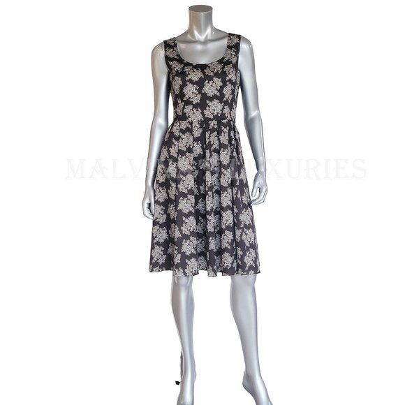 DOLCE & GABBANA DRESS PAISLEY PRINT FLARED SKIRT sz IT 42 US 6 - Picture 2 of 10